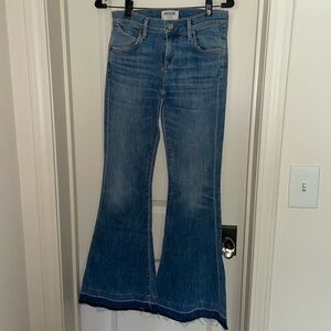 AGOLDE Women's Blue Flare Jeans